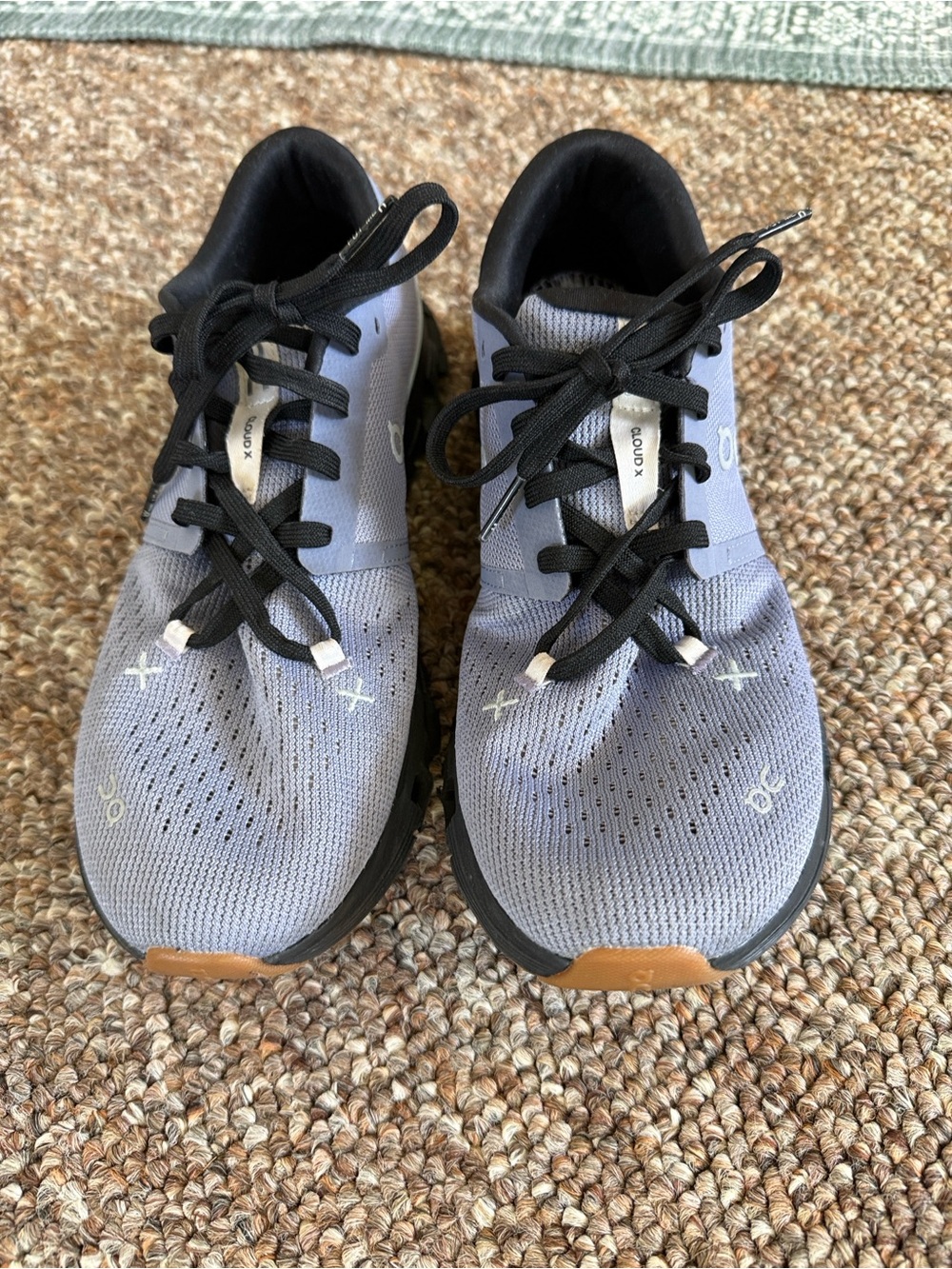 On Running Cloud X Men's Sneakers - Light Gray with Black